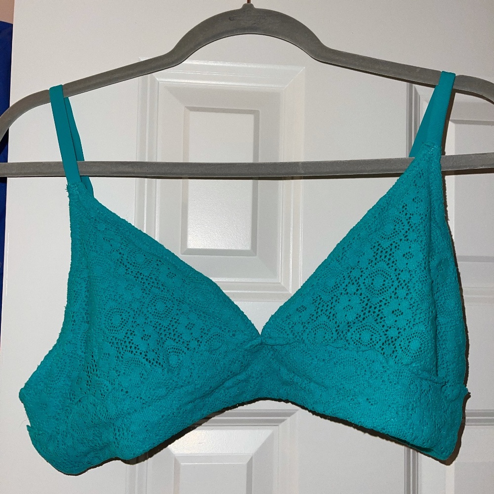 Dark Turquoise Bikini Top